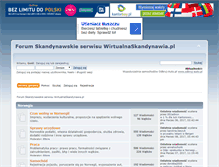 Tablet Screenshot of forum.wirtualnaskandynawia.pl